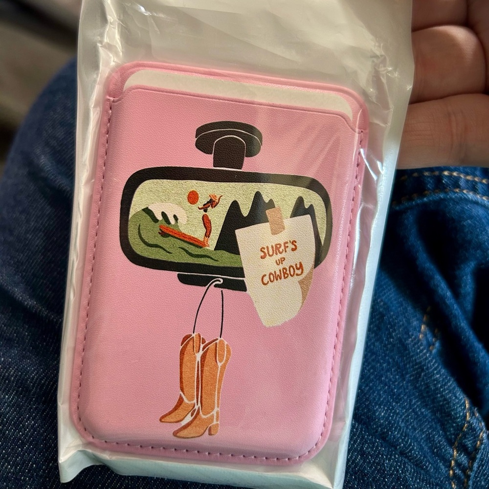 New Surf's Up Cowboy Phone Accessory for Holding Cards